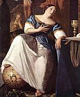 The Allegory of the Faith detail by Johannes Vermeer